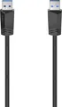 Hama 00200624, 1,5 m, USB A, USB A, 5 Gbit/s, Schwarz