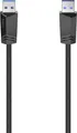 Hama USB-Kabel USB 3.2 Gen1 USB-A Stecker 1.50m Schwarz 00200624