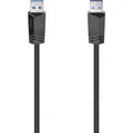Hama USB-Kabel  USB 3.2 Gen1 USB-A Stecker 1.50 m Schwarz  00200624