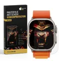 Protectorking Displayschutzfolie Panzerfolie HD klar Anti-Shock Anti Stoß, Anti-Kratz Screen-Protector für Apple Watch Ultra 3 49mm, 2 Stück, Displayschutz, gegen Stöße, Kratzer, Schmutz und Abnutzung
