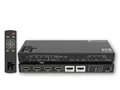 FeinTech SW411 HDMI 2.1 Switch 4 In 1 Out mit Audio Extractor für Soundsysteme mit HDMI-, Toslink- und AUX-Eingang, unterstützt 4K 120Hz & 8K