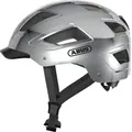 ABUS Fahrradhelm HYBAN 2.0 silberfarben M | 52 cm - 58 cm
