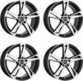 Carmani 16 Anton kristall silber 6.5x16 ET45 - LK5/108 ML72.6 Alufelge silber