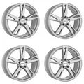 4 Carmani Felgen 16 Anton 6.5x16 ET45 5x108 SIL für Ford C-Max Focus Galaxy/S-Ma