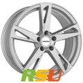 4x Carmani 16 Anton kristall silber 6.5x16" ET45 LK5 108 ML 72.6 Alufelgen 16...
