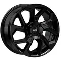 Platin P103 Black Glossy 6.5x17 ET 32 4/108 Alufelge Schwarz
