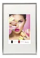 IDEAL TREND Photo Style Kunststoff Bilderrahmen Fotorahmen Wanddeko Collage Foto Poster: Farbe: Silber | Format: 50x50