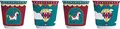 BIALETTI Tasse Espressobecher Mokka- Espressotasse Set 4tlg Bialetti Winter, Material: Porzellan