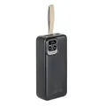 Rivacase, Powerbank VA2585 30000mAh 2 USB-A/USB-C QC 3.0/PD 20W, Schwarz - Schwarz