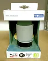 WENKO Oreo Turbo-Loc® Zahnputzbecher, bambus, schwarz matt