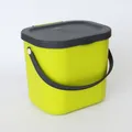 ROTHO Müll Eimer Küche Mülltrennung Kunststoff 6 Liter Bio Rest Abfall grün neu