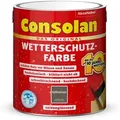 Wetterschutzfarbe, Kaffeebraun, 2,5 L - Consolan