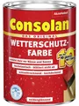 Consolan  Holzschutzlasur Consolan Wetterschutz-Farbe 2,5 L kaffeebraun