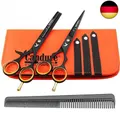 Friseurschere Haarschneideschere Set Professionelles Haarscheren 5.5\1 Rostfreie