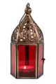 Marrakesch Orient & Mediterran Interior Teelichthalter Orientalische Laterne Meena - Rot (1 St), Handarbeit