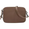 Umhängetasche LIEBESKIND BERLIN "Crossbody CARRY OVER HARRIS", Damen, Gr. B/H/T: 20,5cm x 14,5cm x 7cm, braun (russet), Leder, Taschen, Mini Bag, Schultertasche, Handtasche Damen