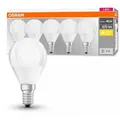 Nur noch angezeigter Bestand verfügbar:  5er-PACK OSRAM LED E14 Leuchtmittel MATT 4,9W=40W warmweißes Licht
