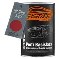 Autolack Dose spritzfertig für Opel 539 Mexicorot Basislack 1,0 Liter 1000ml