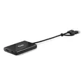 Club3D CSV-1475 USB Typ-C (mit USB Typ-A Adapter) auf dualen HDMI (4K60Hz) Video Splitter mit DisplayLink®