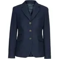 Highmoor Jackenblazer Tweedblazer mit Lodenkontrast blau 48