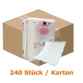 Bettunterlagen Abena Abri-Soft Superdry 60 x 60 cm Karton Karton mit 240 Stück Superdry blau geeignet bei Inkontinenz