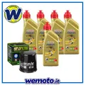Kit Ölwechsel CASTROL 10W40 Ölfilter Für Kawasaki ZZR 1400 2011