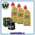 Ölwechsel Set CASTROL Power-1 10W40 Filter Kawasaki ER-5 1998