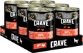 CRAVE CRAVE™ Hund Dose mit Lachs und Truthahn 6 x 400g, Nassfutter für: Hunde