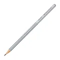 FABER-CASTELL GRIP 2001 Bleistift 2B silber, 1 St.
