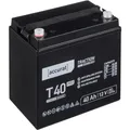 Accurat Traction T40 Pro VRLA Bleibatterie - 12V, 40Ah, +30% Startleistung, wartungsfreie, zyklenfest- Gel Batterie, USV Batterie, Versorgungsbatterie, Solarbatterie, Bleiakku für Camping, Wohnwagen