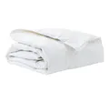 vidaXL Bett Bettdecke Weiß 135 x 220 cm Feder (1-tlg)
