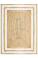 Jute Wohnzimmer Teppich Chloe 120 x 170cm