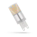 Spectrum LED Premium Leuchtmittel Stiftsockel Lampe 4W = 39W G9 klar 460lm 860 Kaltweiß 6000K Tageslicht 270°
