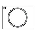 Gardinia Gardinenstange Ø16mm Edelstahl-Optik 120cm Einzelprogramm Memphis