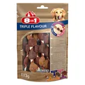 8in1 Triple Flavour Skewers für Hunde - Kauartikel mit Huhn, Ente & Rind