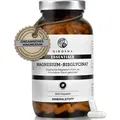 QIDOSHA Magnesium-Bisglycinat Kapseln, 300 Stk im Apothekerglas, organische Mg-Form als Magnesium-Glycinat, 300 mg elementares Mg je Tagesportion - in Deutschland hergestellt à 300 St., 180 g