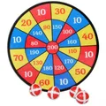 Vedes 74607756 - Outdoor active Dartscheibe Klett mit 4 Bällen, Ø 37 cm NEU