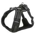 Trixie Hundegeschirr Premium Flexmesh breite Brust schwarz