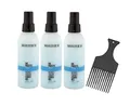 Selective Artistic Hair Due Phasette 150ml Restrukturierungs-Spray für Katikula und Kapillarfiber (3 Stück) + Afro Kamm