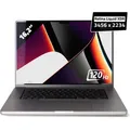 Apple MacBook Pro 16 (2021) | 16,2 Zoll - Apple M1 Max @ 3,2 GHz - 32 GB DDR5 - 512 GB SSD - Space Gray - 3456 x 2234 - macOS
