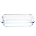 SCANPART 2910070103 Glasschale für Airfryer, eckig, 0.85 Liter Transparent