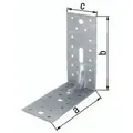 Schwerlast-Winkelverbinder ETA-8/165 150x150x65mm Anz.Löcher1/3/28 S.2,5mm GAH