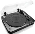 Lenco Plattenspieler Bluetooth USB MP3 Aufnahme Schwarz Riemenantrieb 33/45