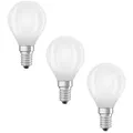 Osram LED Base Classic P 60 Filament, 5,5W, 806 lm, E14, warmweiß, matt, 3-er Pack