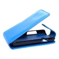 Mobilfunk Krause - Flip Case Etui Handytasche Tasche Hülle für Samsung SM-G130HN / G130HN (Blau)