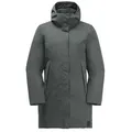 Jack Wolfskin Damen Salier Wintermantel - XL - slate green