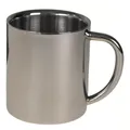 MFH Tasse Edelstahl doppelwandig 250 ml Thermobecher Campingtasse Tasse Becher