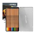 (1,50€/Stück) Rembrandt Polycolor Farbstifte 12er Set Lyra farbig sortiert