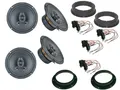 Ground Zero Boxen Set für VW Tiguan 5N AD1 Bj 07-15 Tür vorne hinten 240 Watt