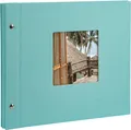 Goldbuch Schraubalbum Bella Vista aqua 30x25 cm weiße Seiten